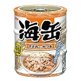 アイシア 海缶ミニ３Ｐささみ入りかつお ６０ｇ×３缶