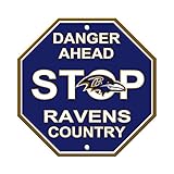 Officially Licensed NFLファンStop Sign – Baltimore Ravens