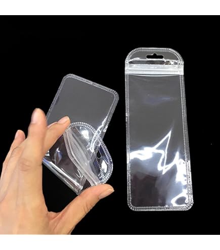 thumbnail image 2 of 100-Pack Clear PVC Jewelry Bags 3.1x4.7in - Zipper Lock Storage Pouches For Rings & Earrings 2 of 13