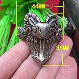 Dagly（TM）ネジで4本44 * 36ミリメートルアンティーク真鍮ヴィンテージブロンズジュエリーチェストボックス木製ケース装飾家具キャスター