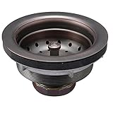 Keeney K5435VB Brass Sink Strainer with Fixed Post Basket, Venetian Bronze [並行輸入品]