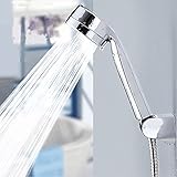 Hand Held高圧節水シャワーヘッドステンレススチールホース付き、取り外し可能ハンドヘルドヘッド