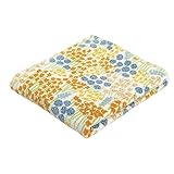 nishikawa【西川】 ハーフケット ひざ掛け 140X100cm 洗える フィンレイソン アルマス やわらか イエロー FQ73405011