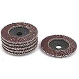 uxcell　サンディングディスク　マットフィルムバフポリッシング　60グリップファンタイプ　16mm x 100mm　6個入り