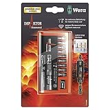 Wera 05073980001 Impaktor Diamond Bit Holder and 9-Piece Impact Bit Set [並行輸入品]