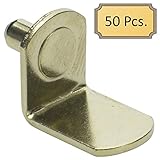 シェルフサポート – bracket- 5 mm – Polished Brass 50 ブラス SS-Bra-5mm-PB-50