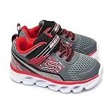 [スケッチャーズ] SKECHERS 光る靴 90581N キッズ用 トレンブラーズ CCRD（チャコールレッド） 16.0cm