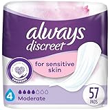 膀胱漏出用 Always Discreet 失禁パッド 敏感肌パッド 適度な吸収性 57枚