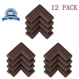 Cy3Lf Value Pack Premium Childproofing Corner Guard Table Edge Corner Protectors Color Brown,SET OF 