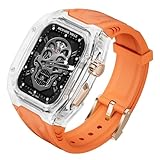 [JSFOYU] アップルウォッチ バンド 対応 49mm apple watch バンド PCケース+TPUベルト 一体型 アップルウォッ