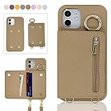 Carambola iphone12ケース ショルダー カード収納 背面 取り外し 財布型 iphone12pro スマホケース ショルダー