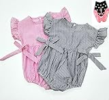 LAZA　2枚組 ベビー服 ベビー 赤ちゃん 女の子 ロンパース オールインワン 靴下セット 衣装 (70)