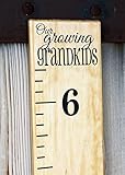 DIY Vinyl Growth Chart Ruler Decal Kit, Our Growing Grandkids [並行輸入品]