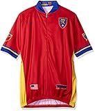 MLS Men 's Primary半袖サイクリングジャージー レッド