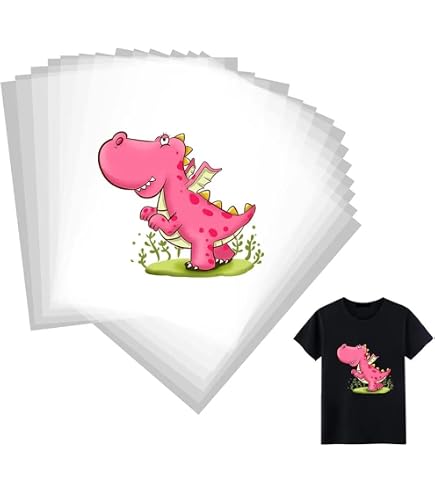 Amazon.co.jp: DTF 転写フィルム 100 枚 - A4 PET 熱転写紙 Tシャツ