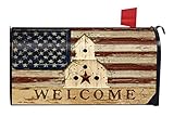 Americana Welcome LargeメールボックスカバーPatrioticプリミティブオーバーサイズ