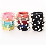 【爱莉セレクトショップ】グログランリボン シンプル ヘアアクセサリー・ヘアゴム パール可愛い　キュート おしゃれ　人気な 髪飾り 　可愛い♪　ガーリー にプレゼント最適 （色ランダム，20点セット）