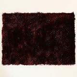 メルクロス マルサラ ワインレッドラグ ワインレッド 50X70cm （001164）