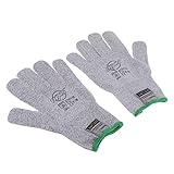 Dolity 保護手袋　作業用　耐切創レベル5　切り傷防止　産業用　食品グレード　防刃グローブ　S/Mサイズ - S