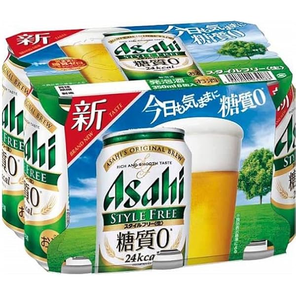Amazon.co.jp: アサヒ スタイルフリー 缶 350ml×6缶 : 食品