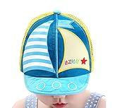 出産祝い　赤ちゃん　ベレー　 幼児　UV 　日除け帽　帽子　ハンチング キャップ　ハット　メッシュ　快適　柔らかい　47-52ｃｍ 6-36ヶ月（ブルー）
