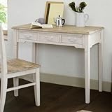 アンティーク風 机 木製デスク PCデスク パソコデスク デスク MT-7325WH ブロカント