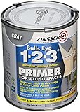 ラストオレウム286258 Zinsser Bulls Eye 1 – 2 - 3プライマー、31.5 Oz、グレー 31.5 oz 286258 1