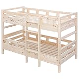 国産材 檜（ひのき）100％使用 二段ベッド KUSKUS (ショート)