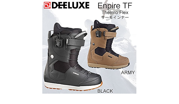 Amazon 16 17 Deeluxe Empire Tf エンパイア サーモインナー 熱成型 メンズ スノーボードブーツ フリースタイル ディーラックス 正規品 Black 28 5cm スポーツ アウトドア