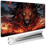 ボードゲーム 14x24インチ TCGプレイマット OCG CCG RPG MTGプレイマット、マウスパッドデスクマット(カラフルキャット2)に対応