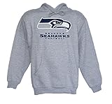 Seattle Seahawks大人ミディアムフード付きスエットシャツ – グレー