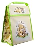 Zak! Designs Insulated Lunch Bag with Velcro Closure featuring Winnie the Pooh, Reusable and BPA-fre
