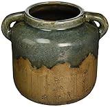 IMAX 13325 Bardot Blue Stone Large Ceramic Vase by Imax