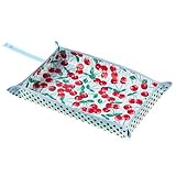 わくわくお食事タイムのベビーランチョンマット・トレイ　チェリーチェリーストライプ　B0504200　日本製