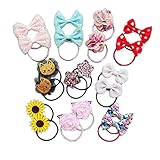 BIANHUAN ヘアゴム こども ヘアポニー ベビー かみかざり 18(2×9)点セット 髪ゴム ベビー ヘアアクセサリー 髪留め 髪飾り 子供 ヘアアクセ リボン 女の子 誕生日 こどもの日 可愛