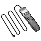 UTEBIT カメラ リモートスイッチ For Canon RS-60E3 互換 タイマー機能付 シャッター リモコン タイマー レリーズ 液晶LCD リモート シャッター 遠距離 撮影 コード長85cm コントローラー キヤノン EOS 70D 760D 750D 700D 650D等