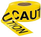 Tape 3inx1000ft 2mil Caution by Swanson