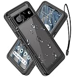 「Doo」Google Pixel 7A 防水ケース グーグル ピクセル7a 5G 完全防水カバー IP68防水規格取得 ピクセル7a クリアケース SoftBank SIMフリー対応 全面カバー ワイヤレス充電対応 米軍MIL規格 耐衝撃 軽量 超薄型 脱着簡単 操作便利 持ちやすい 滑り止め すり傷防止 キズ・汚れ・塵・砂・おがくず防止 完全防水 ケース Google Pixel 7a 5G 6.1インチ対応（ブラック）