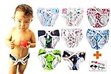 (コンフォルトクローゼット)Confort Closet【便利 すぎる！ 水遊び 用 おむつ パンツ 紐 あり マジックテープ で サイズ調節可】ベビー 赤ちゃん 水着 スイム パンツ おむつ 替え 
