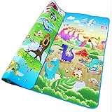 ベビー教育プレイマット 厚さ1cm 2m1.8m 学習アルファベットゲーム EVAフォーム素材 ラグ 子供用 登山 ジム カーペット PP2