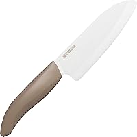 京セラ セラミック 包丁 軽く 鋭く キレイに切れる 包丁 三徳 小 14cm 硬いから切れ味が長く続く サビない素材 よく切れる 食洗機 除菌漂白 OK セラミック包丁 牛刀 中華 ラテベージュ FKR-140LBG