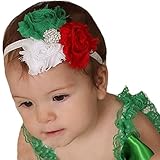 miugleベビークリスマスヘッドバンドwith Flower for Baby Girls