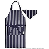 COLORFUL CANDY STYLE LAURA ASHLEY 子供用 キッズエプロン 男の子 三角巾 セット 小学生 130ー160 着脱簡単 Farnworth Stripe N1253230