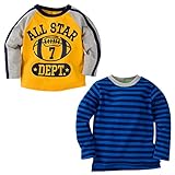 Gerberガーバーベビー男の子" 2パック長袖トップス