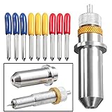 9ピース30/45/60度ビニールカッター刃+ 1ピース用ブレードホルダーroland彫刻切断プロッタ