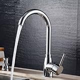 Beho-バスルーム バスタブ蛇口固体真鍮クロム キッチン流域のシンク ミキサー タップ