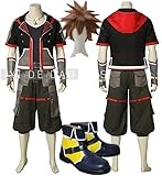 [FENGLEI] キングダム ハーツIII KHIII ソラ KINGDOM HEARTS 3 Sora ゲーム コスプレ衣装+ウィッグ+靴 付きCosplay