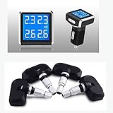 Hain@ Cigaratte Lighter Car TPMS Tyre Pressure Monitoring System Diagnostic Tool with 4 Internal Sen