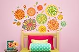 Oopsy Daisy 54 by 30-Inch Peel and Place Radiant Flowers Medium by Andrew Daniel, Medium by Oopsy Da