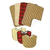 BOUQUET SET - NORTHWOODS - BIB & BURP CLOTH by Trend Lab [並行輸入品]